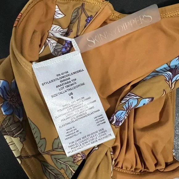LN Skinny dippers swimsuit bathing Anastasia bikini top and daisy duke bottom S - Picture 10 of 10